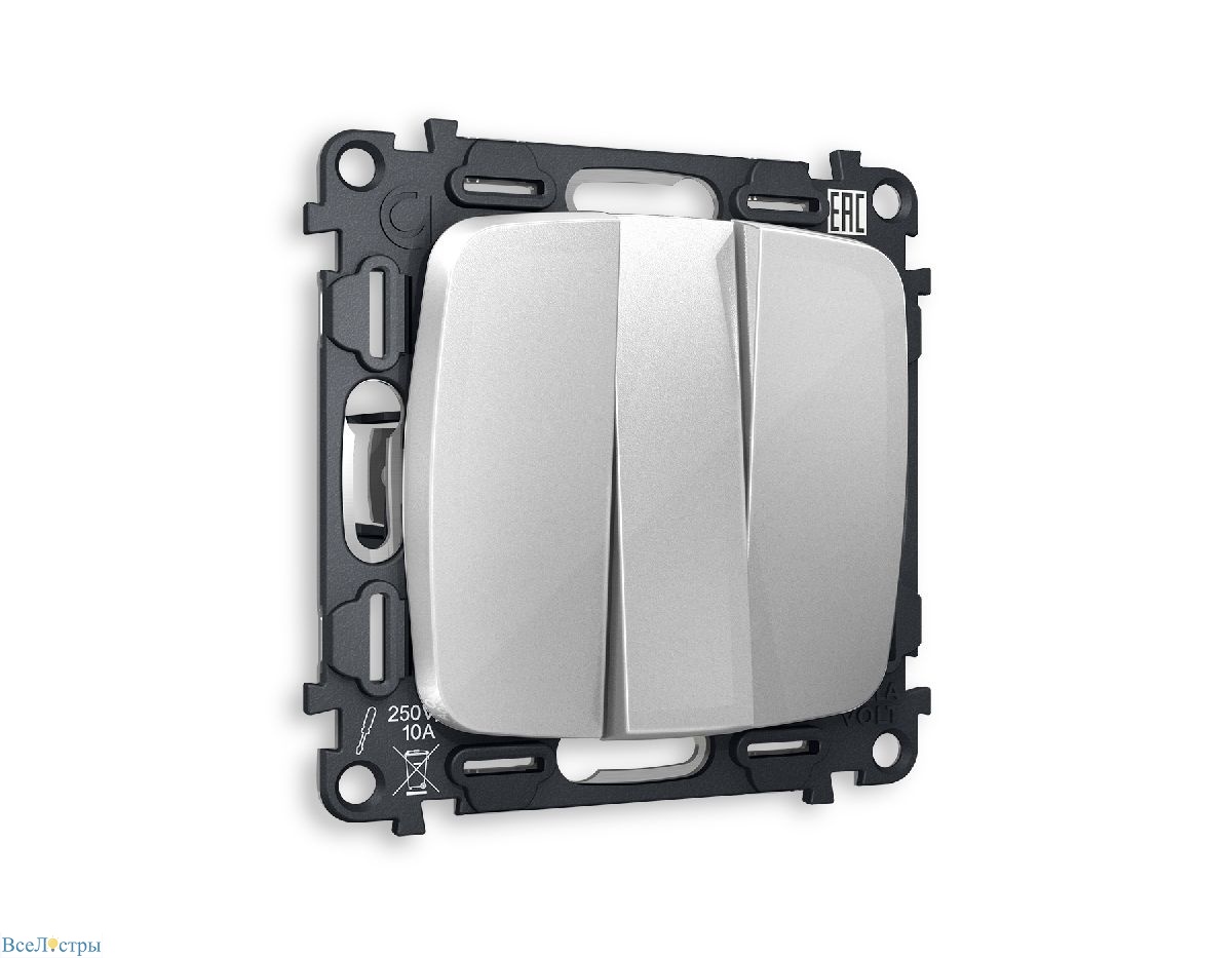 комплект механизма 3-кл выключателя ambrella volt omega mo405010