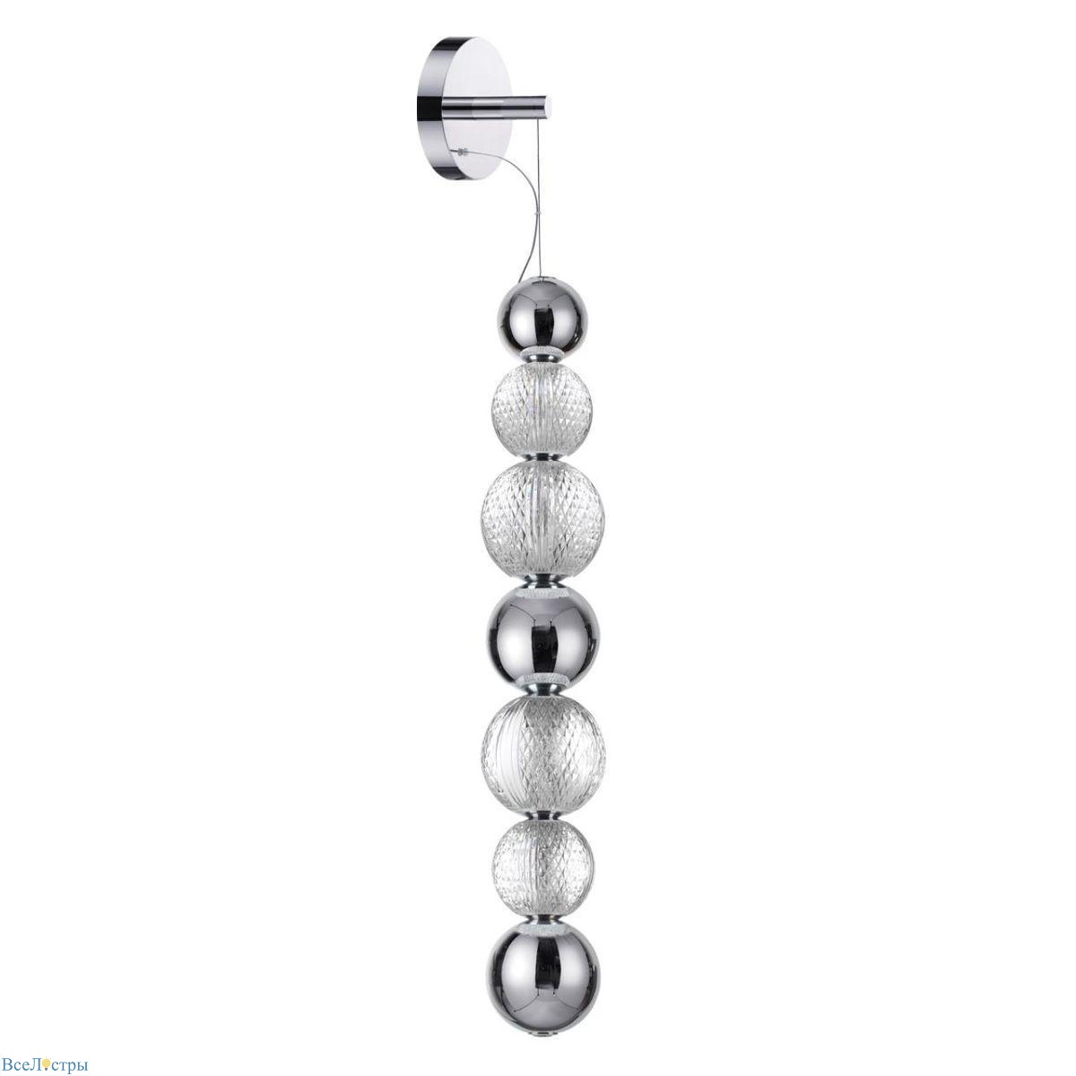 бра odeon light crystal 5007/13wl