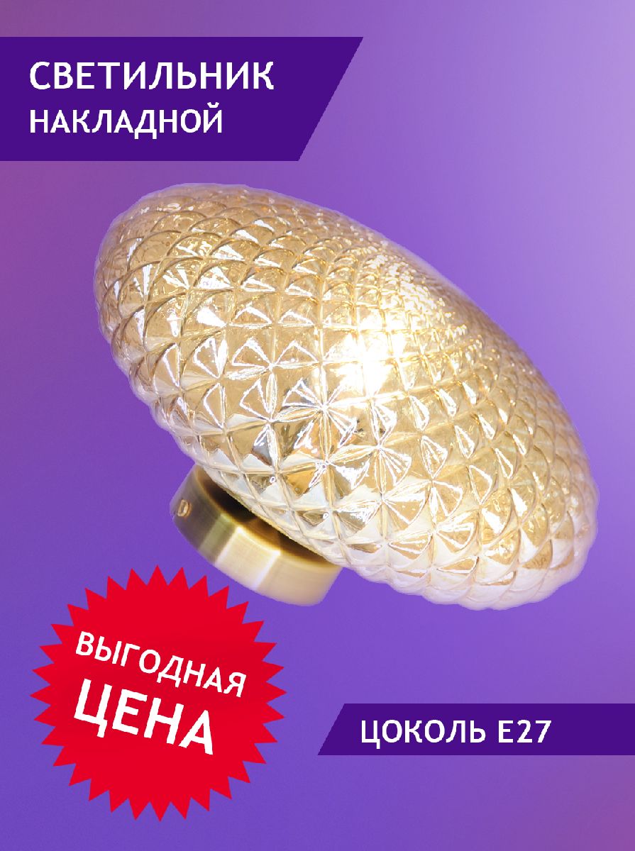 настенно-потолочный светильник elvan nls-509r/1-e27-ch