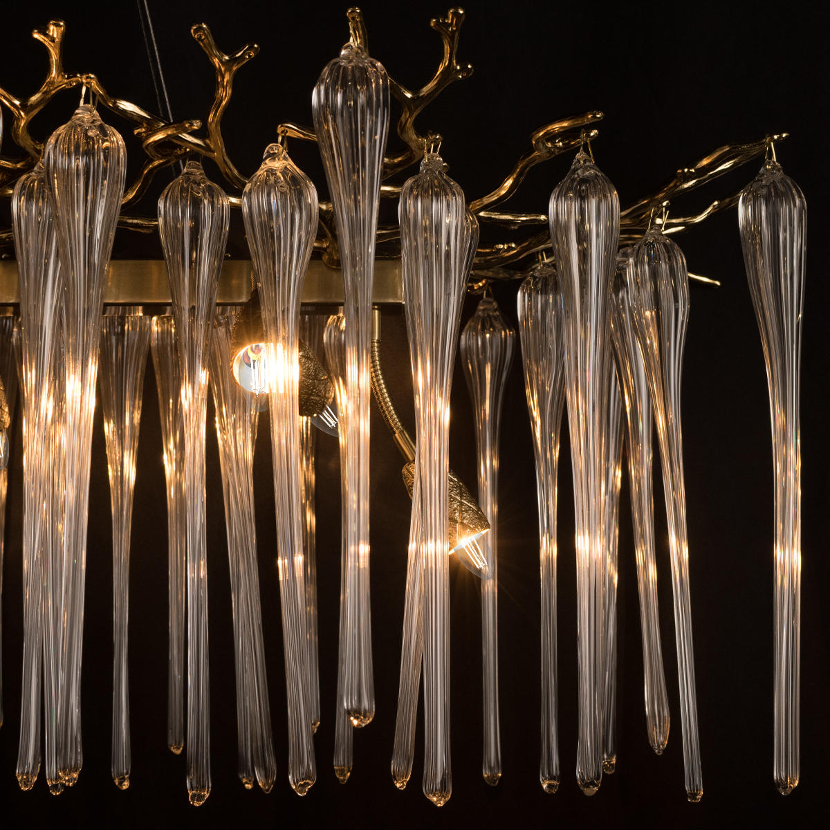 подвесная люстра loft it waterfall 10350/1000l ab