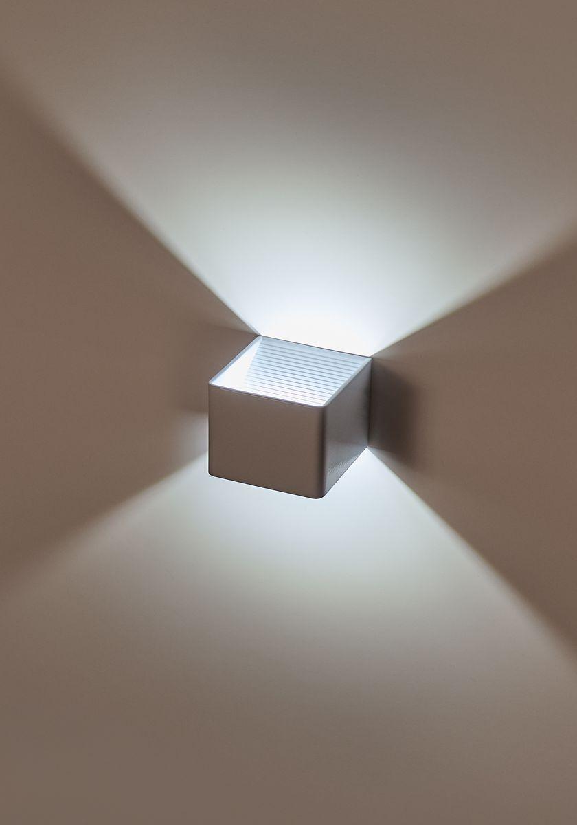 настенный светодиодный светильник imex geometry il.0014.0003 wh