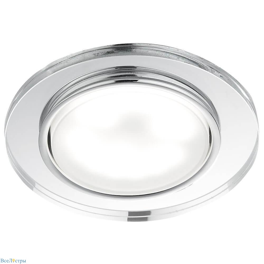 встраиваемый светильник ambrella light gx53 classic g8060 ch