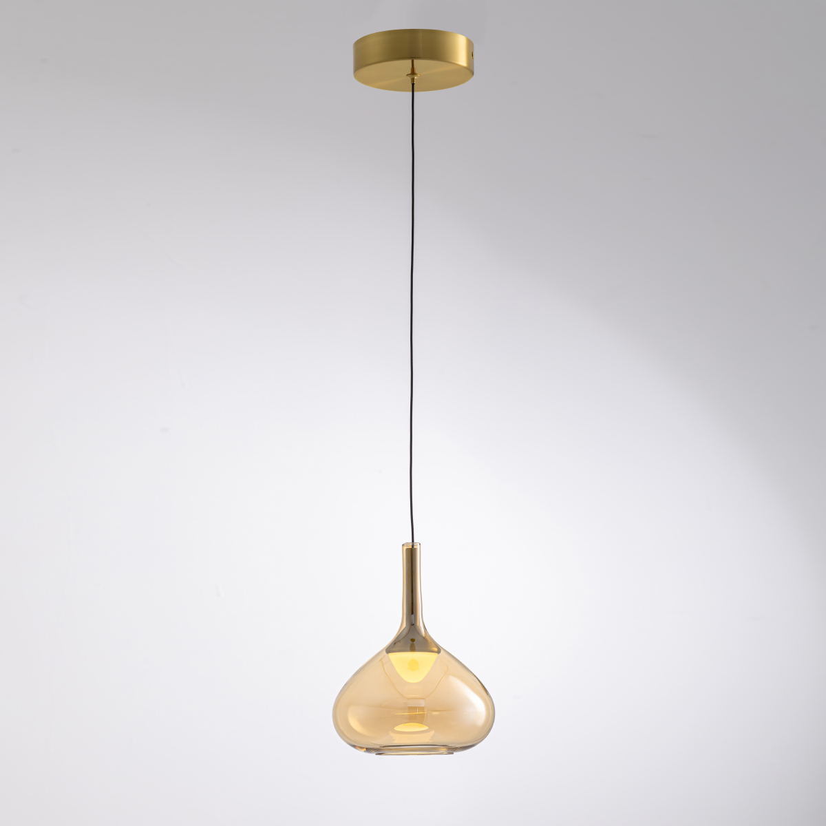 подвесной светильник delight collection md25001005-1a brass/amber