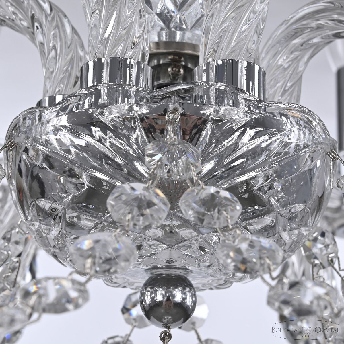 подвесная люстра bohemia ivele crystal 101/6/165 ni