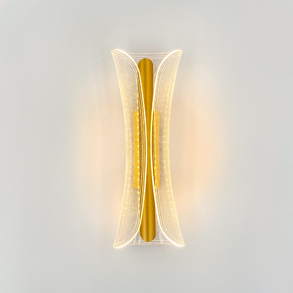 настенный светильник led4u l6327-01 gd