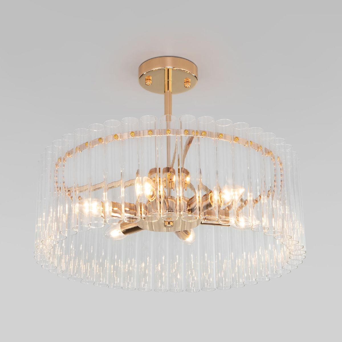 люстра на штанге bogates flamel 373/6 smart a060885