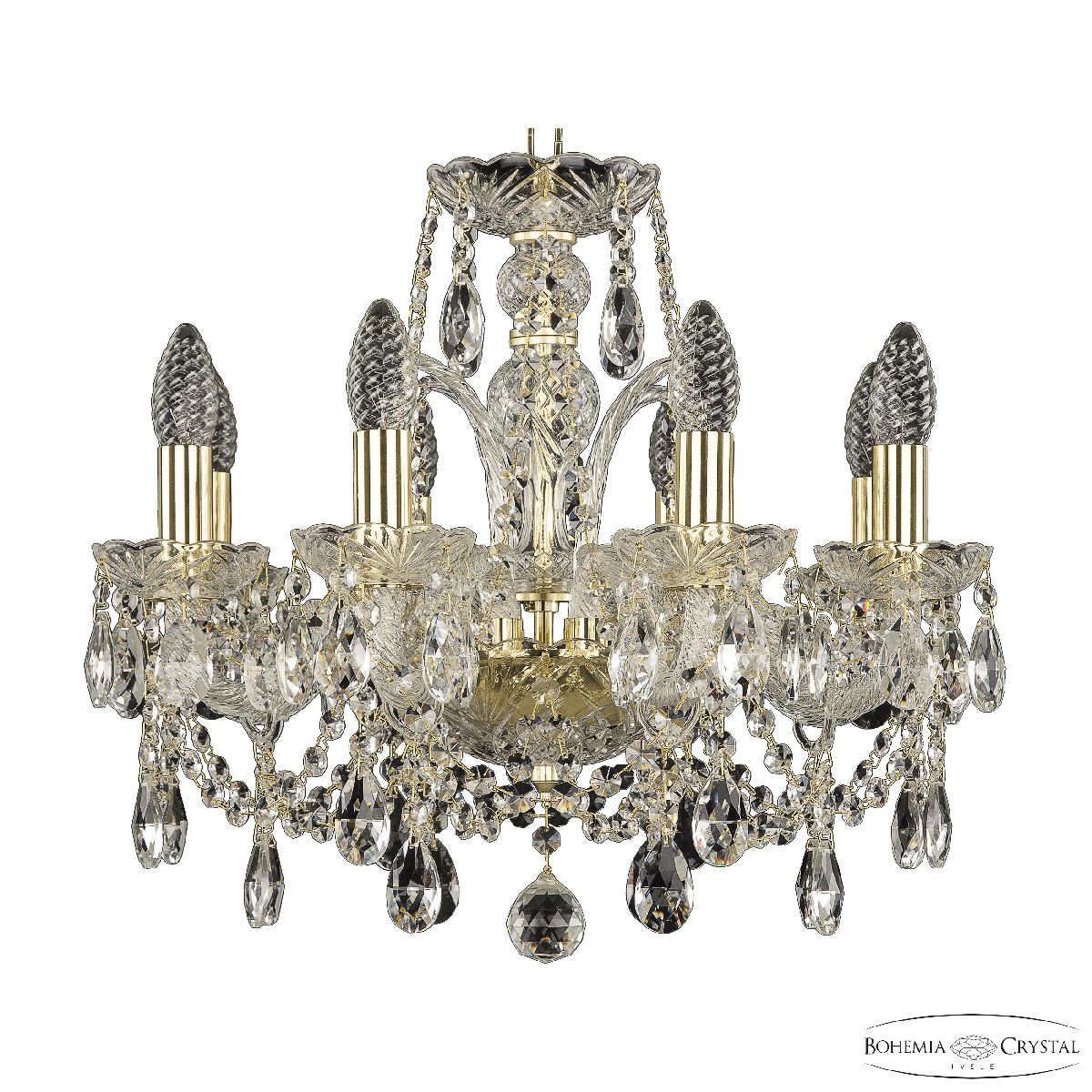 подвесная люстра bohemia ivele crystal 105/8/141 g