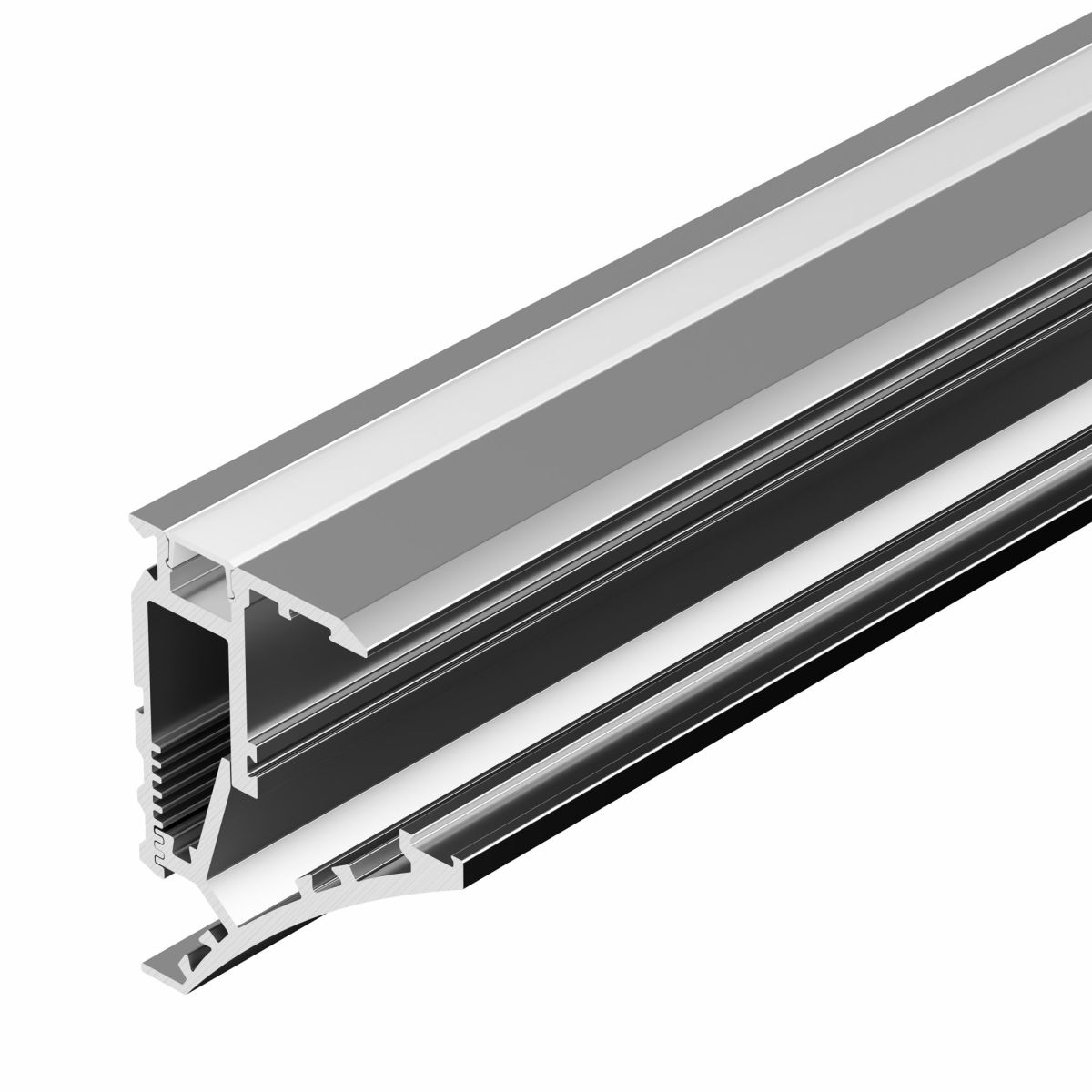 профиль arlight shelf-600-2000 anod (алюминий) 060498