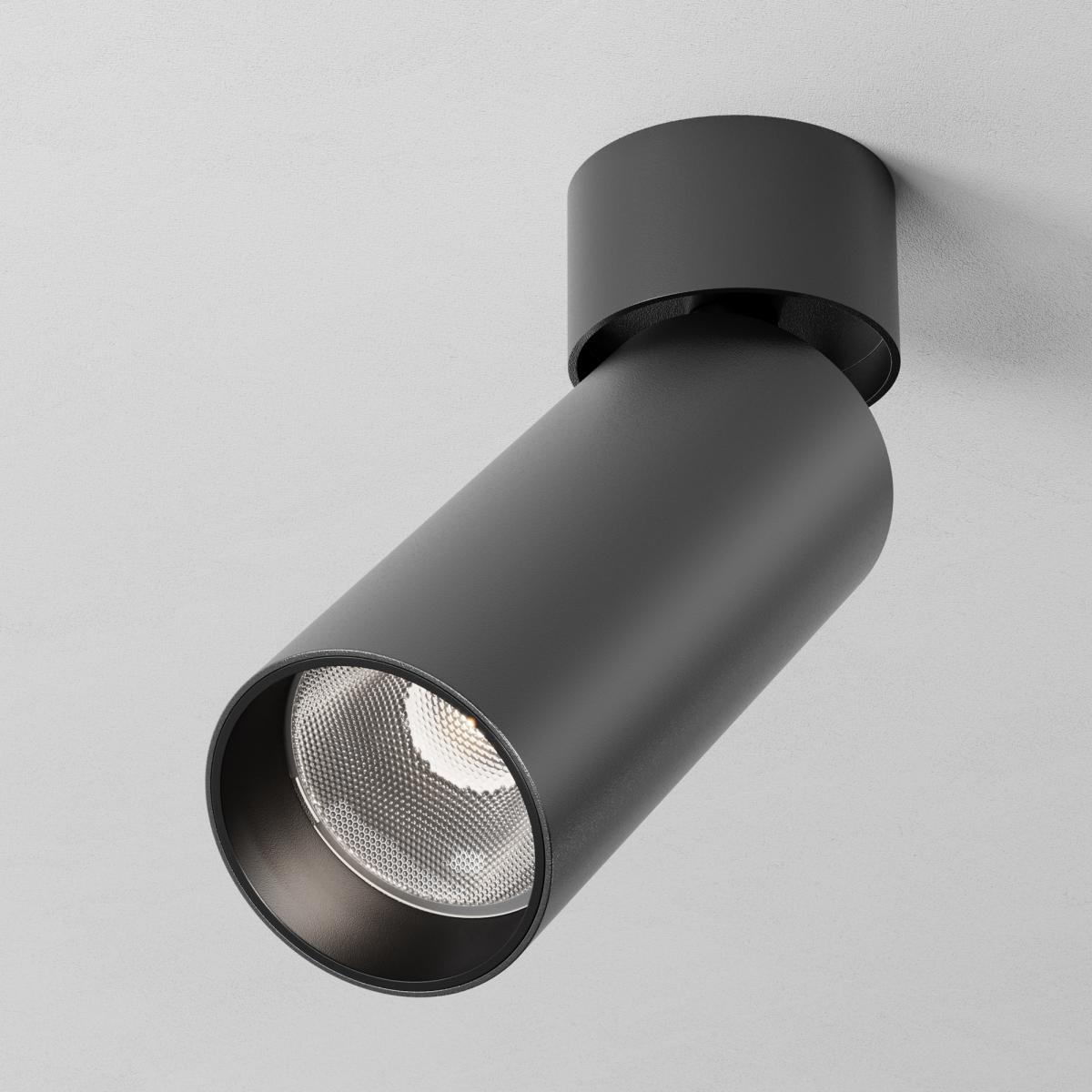 спот maytoni technical focus led c055cl-l12w4k-ss-b