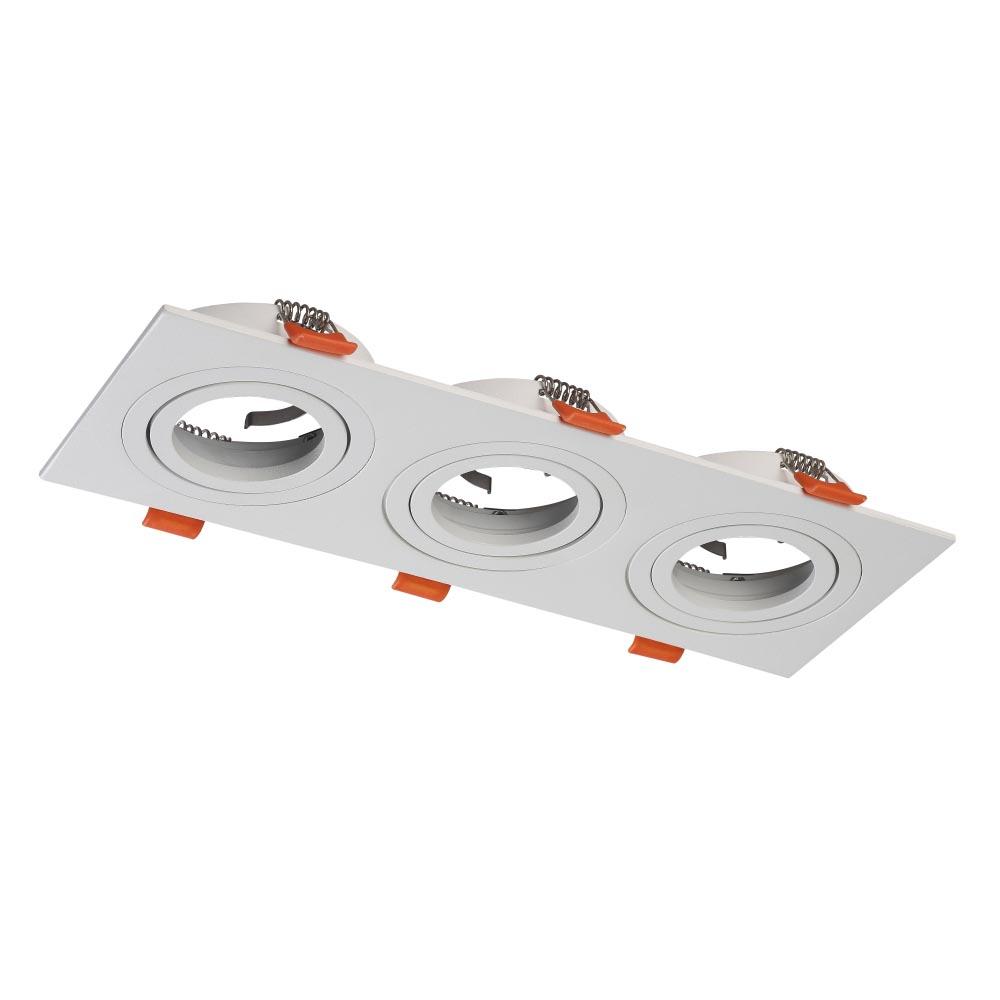 встраиваемый светильник crystal lux clt 002c3 wh