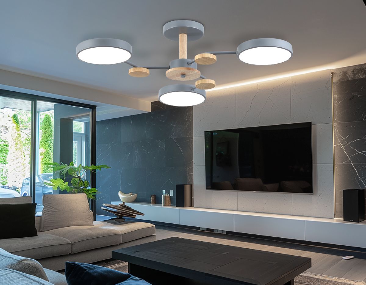 люстра на штанге ambrella light linetech comfort fl4856