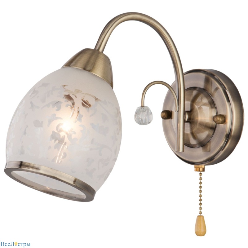 бра eurosvet 30026/1 античная бронза