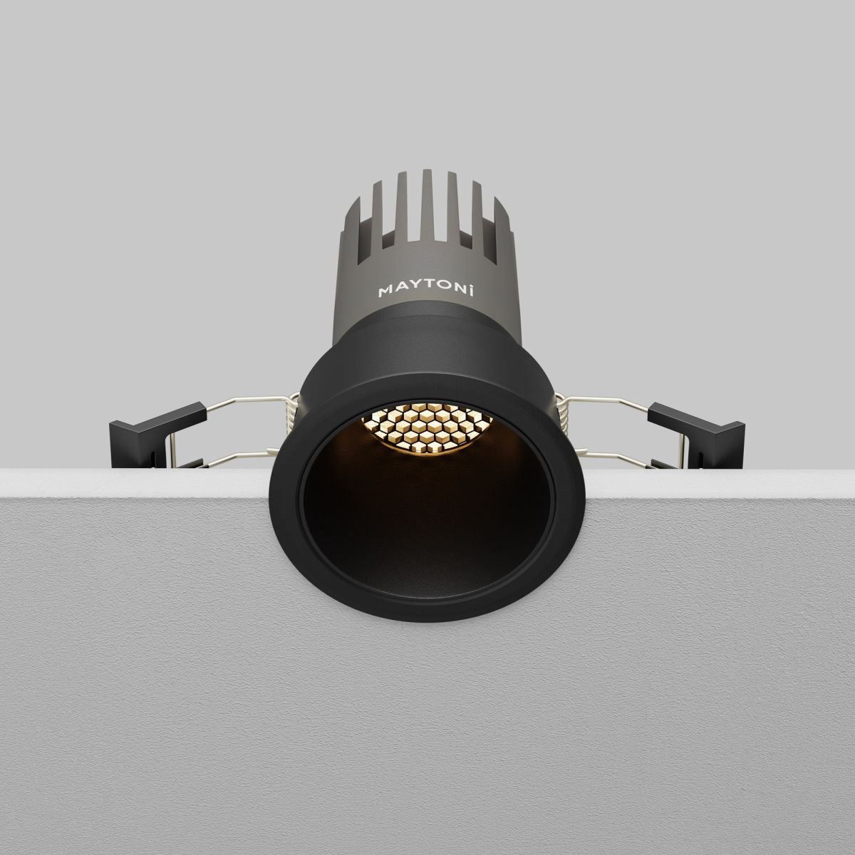 встраиваемый светильник maytoni technical dip dl116-10w-3k-b