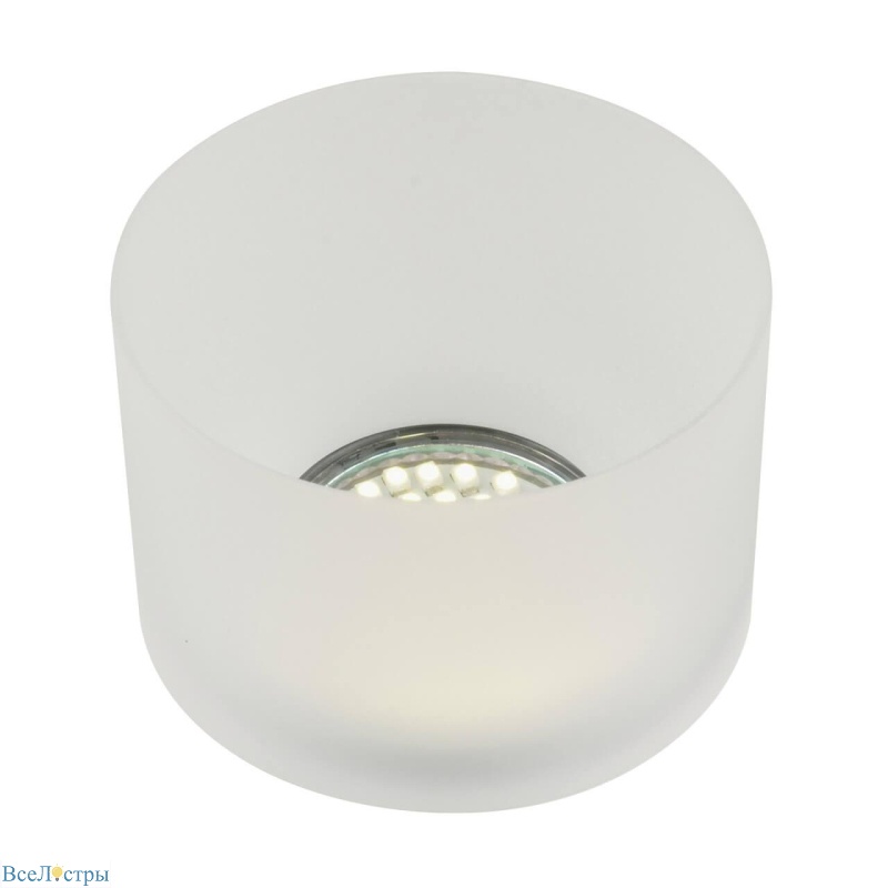 встраиваемый светильник fametto nuvola dls-n102 gu10 white/mat