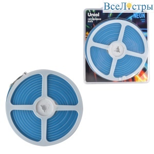 ULS-N01-2835-120LED/m-6mm-IP67-DC12V-9W/m-5M-BLUE блистер