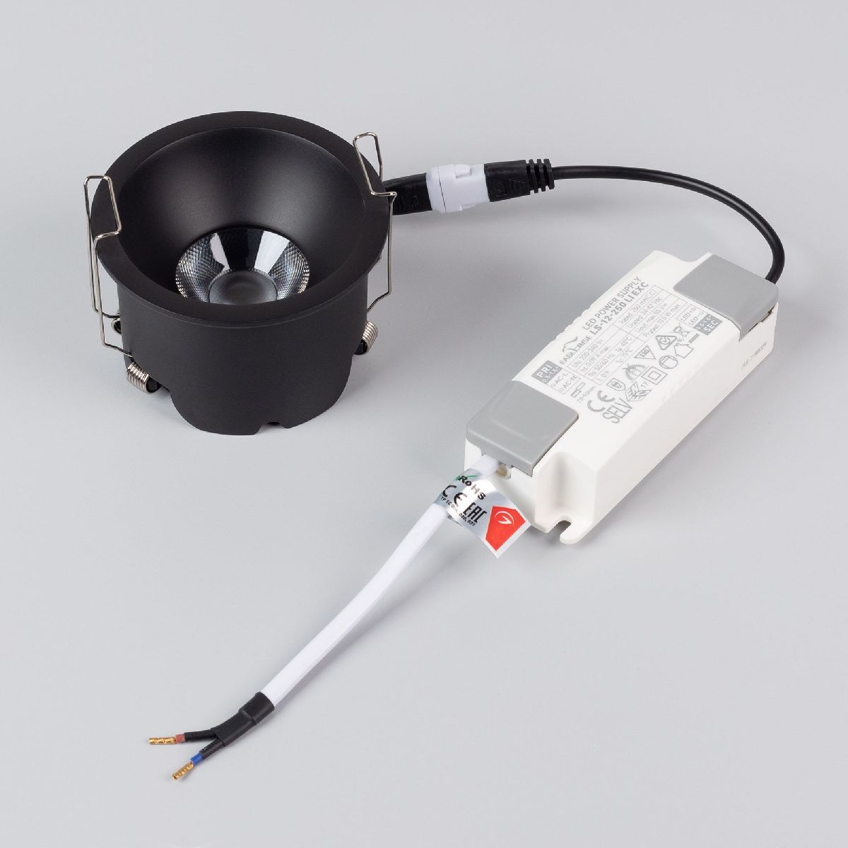 встраиваемый светильник arlight ms-harbor-r82-10w warm2700 054480