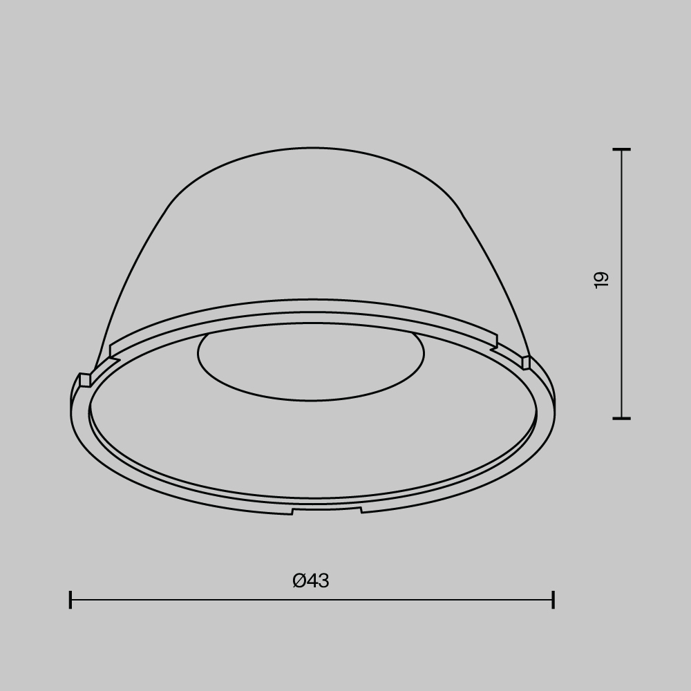 линза maytoni alfa led lensd43-24
