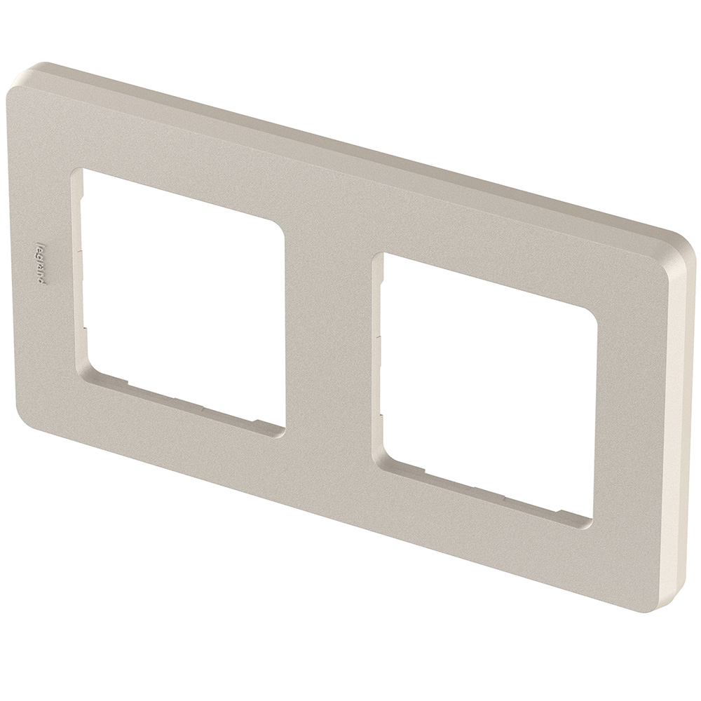 рамка двухместная legrand inspiria 673948