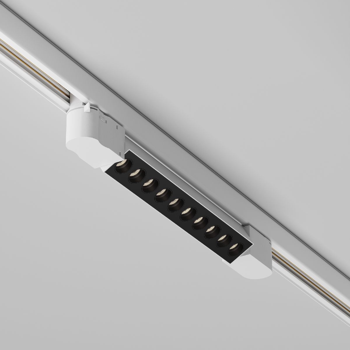 трековый трехфазный светильник maytoni points tr195-3-10w4k-m-w