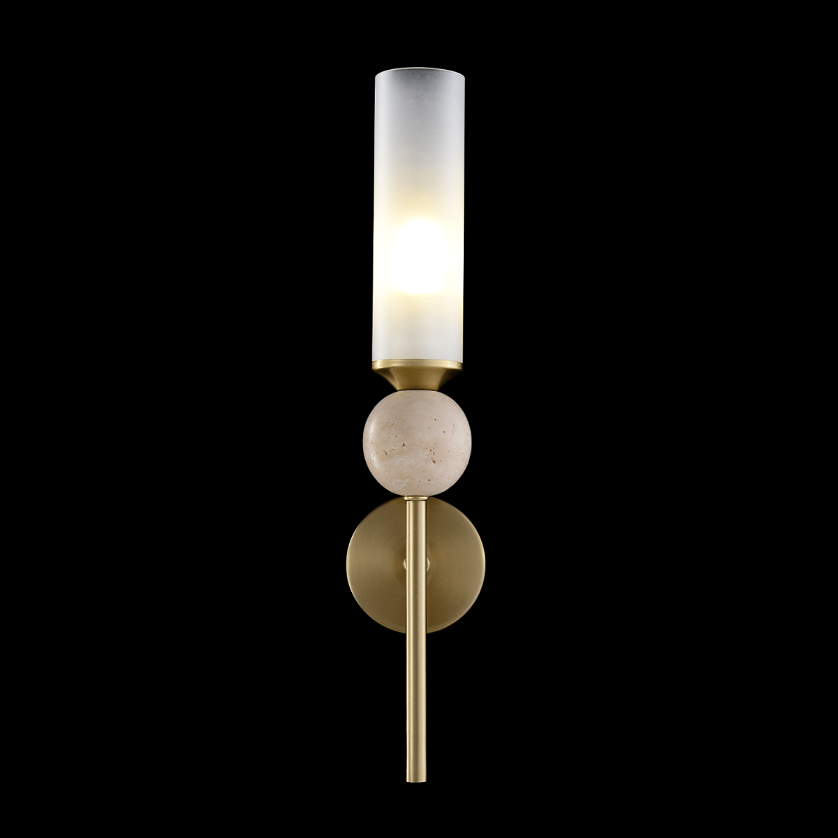 бра crystal lux simply ap1.1 brass