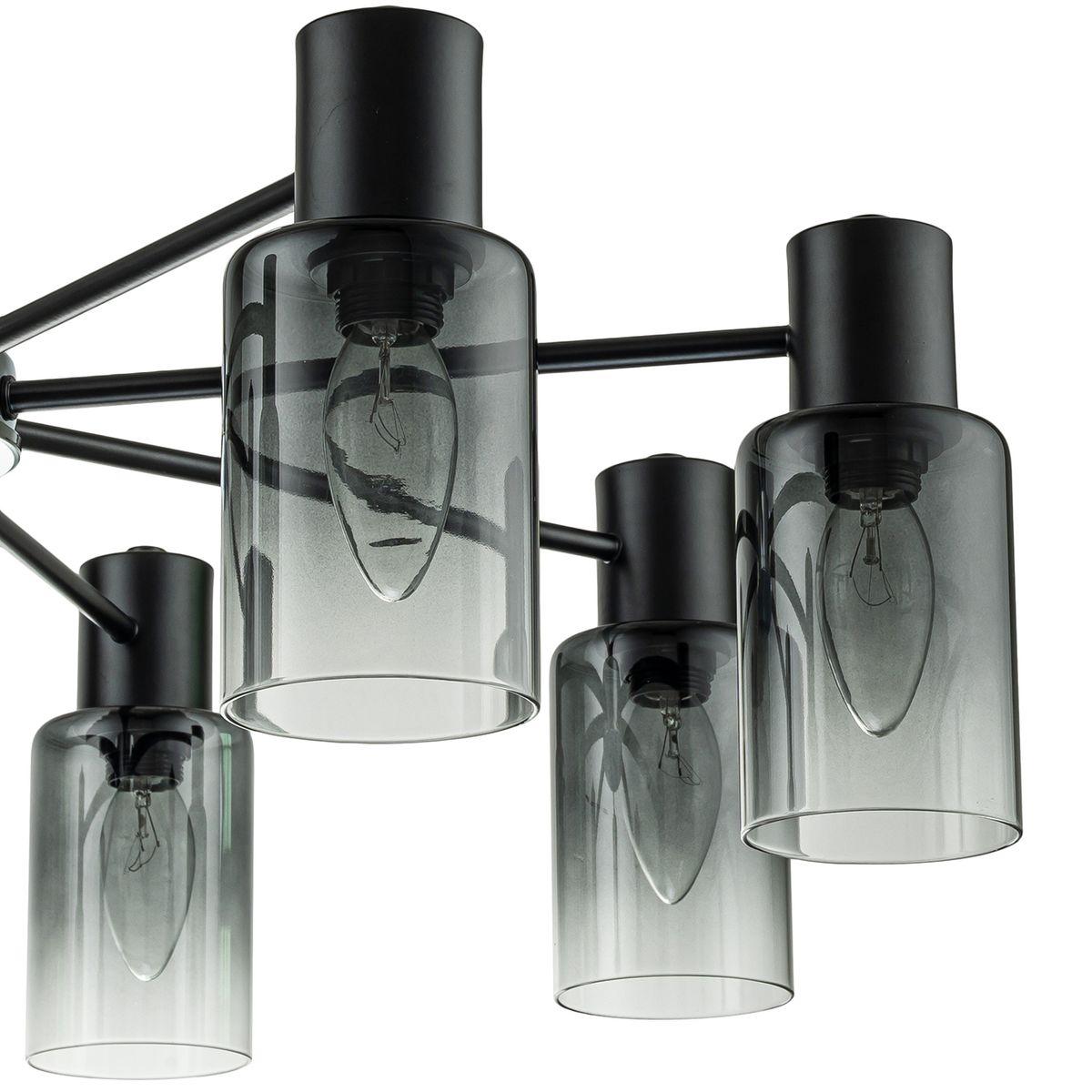 потолочная люстра escada diversity 2120/8p black