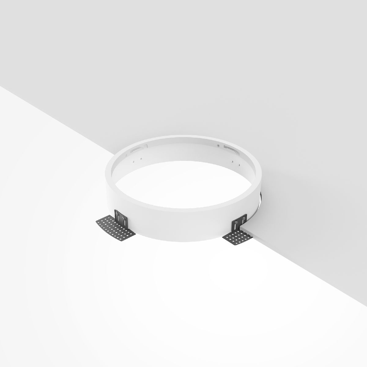 рамка для встраиваемого светильника maytoni downlight dla032-trs36-w