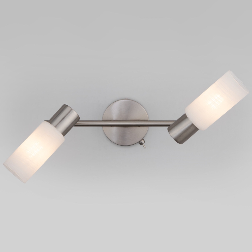 спот eurosvet мэдиссон 20043/2 сатин-никель