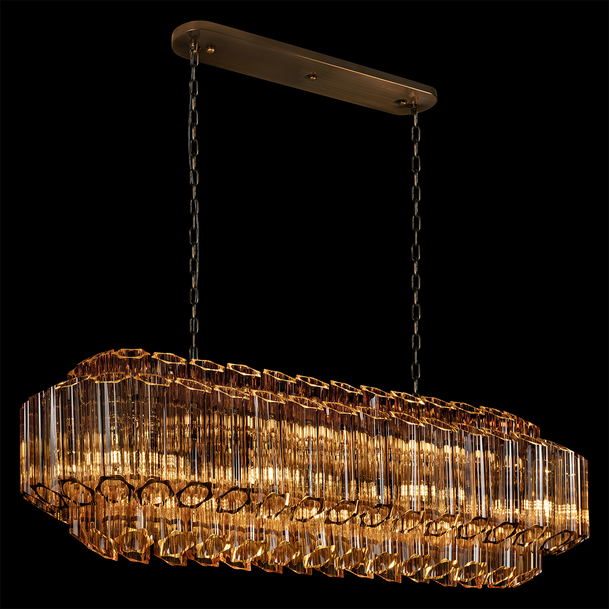 подвесная люстра loft it celebration 10579/1000r amber