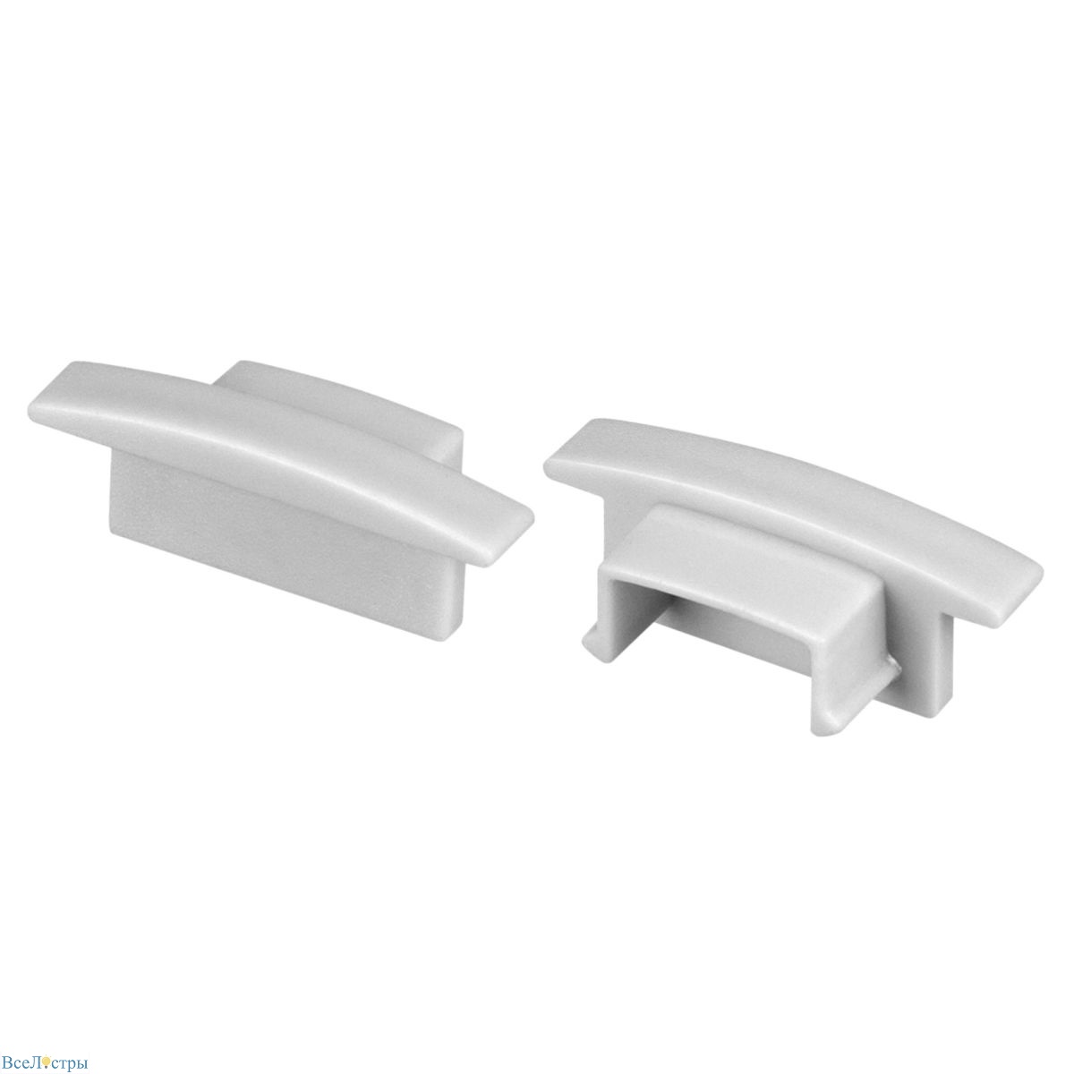 заглушка arlight line-2308-f silver глухая 054386