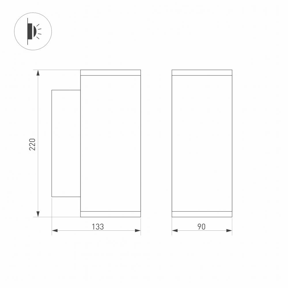 настенный светильник arlight lgd-forma 029970
