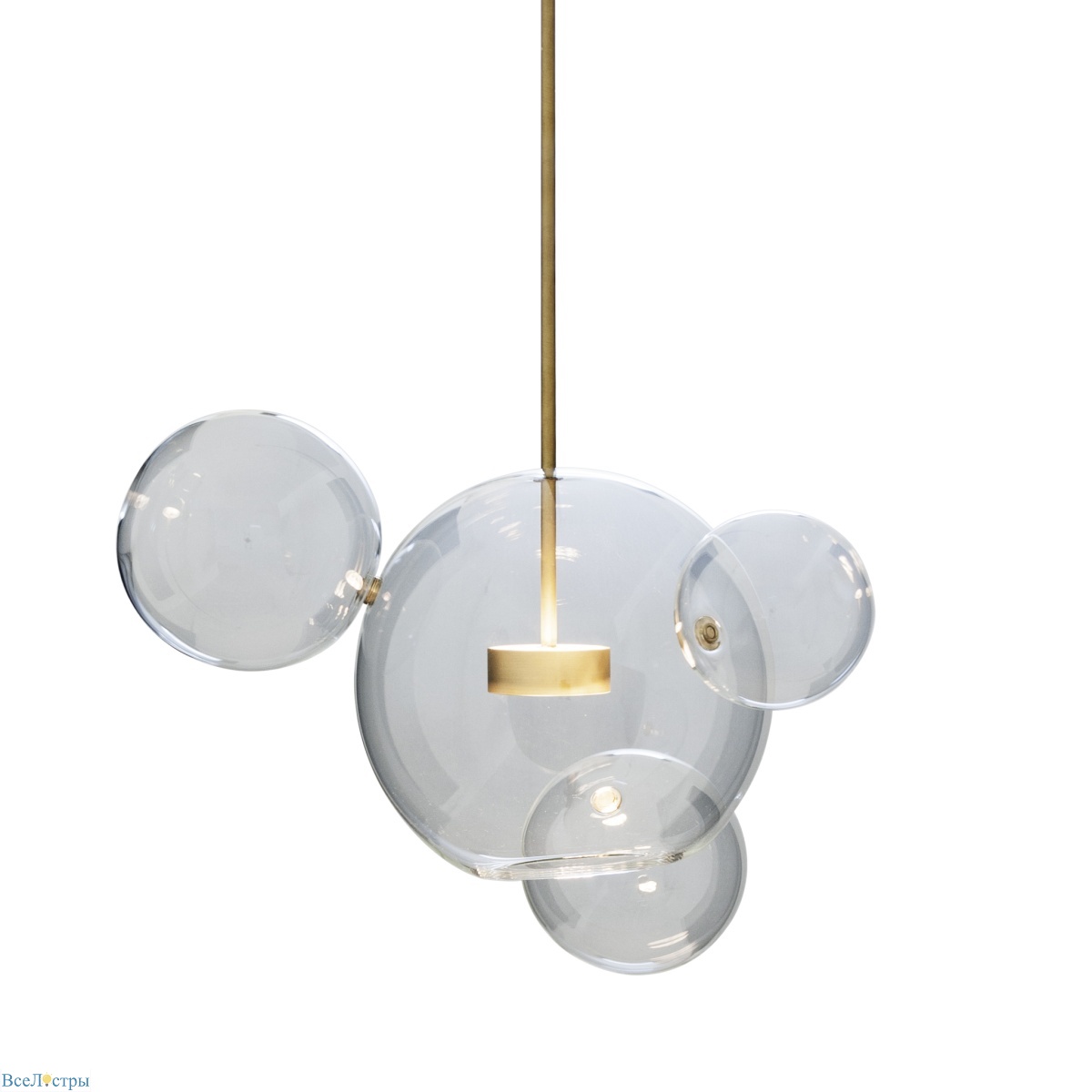 подвесной светильник bubbles kg0943p-1 gold delight collection