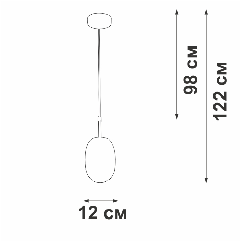 подвесной светильник vitaluce v2821-1/1s