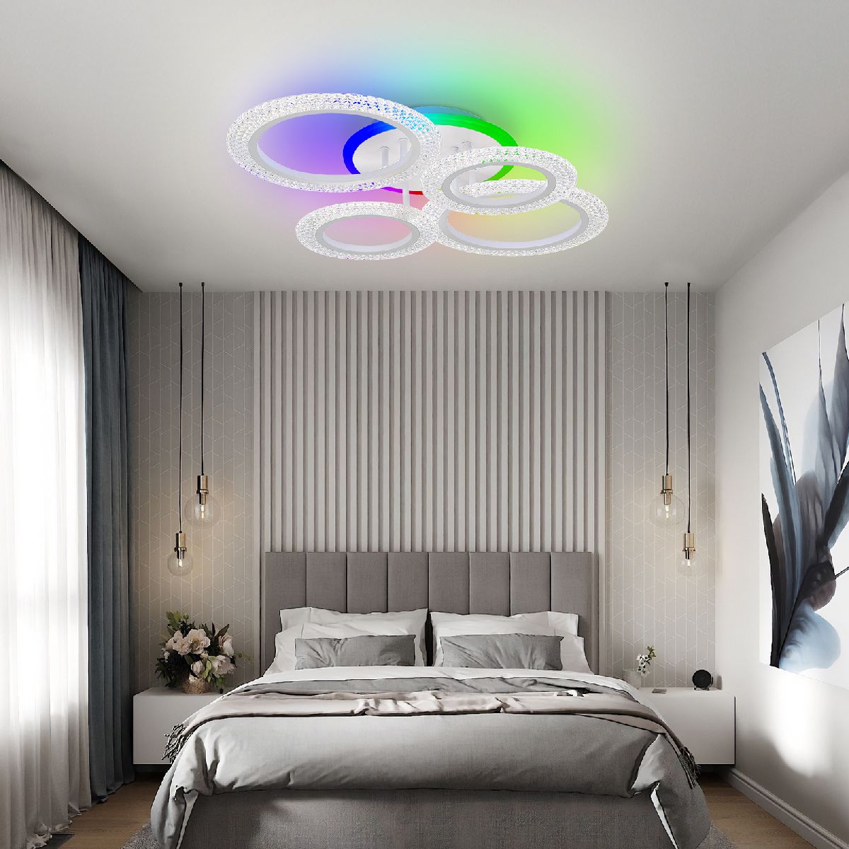 потолочная люстра natali kovaltseva led lamps 81407