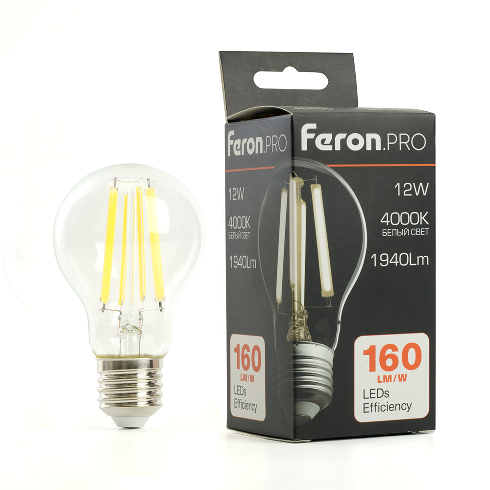 светодиодная лампа feron lb-1112 e27 12w 4000k 48896