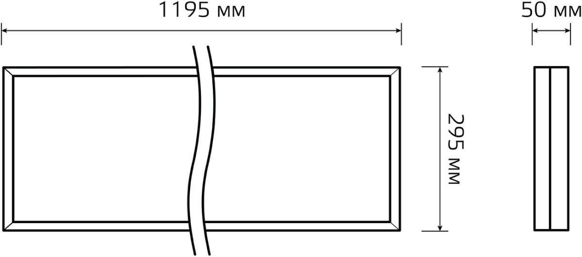 светодиодная панель gauss mir g1-a0-00350-01ga2-4003540