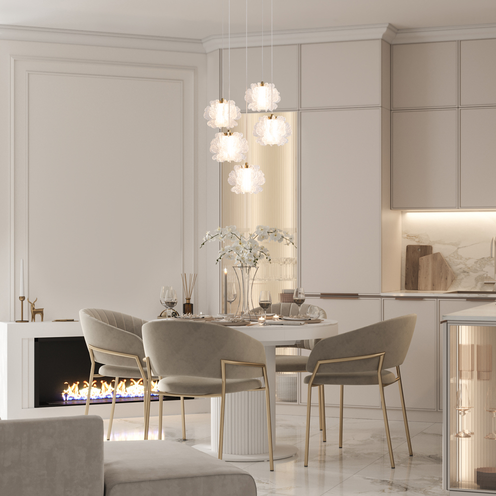 подвесной светильник freya flower fr5579pl-l40bs