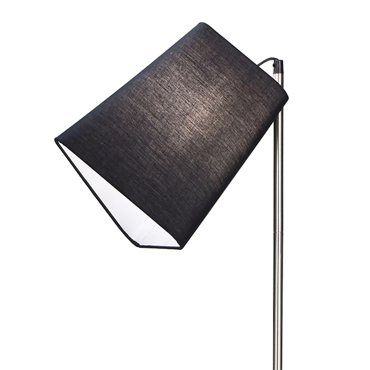 торшер escada hall chrome/black 10185/t black