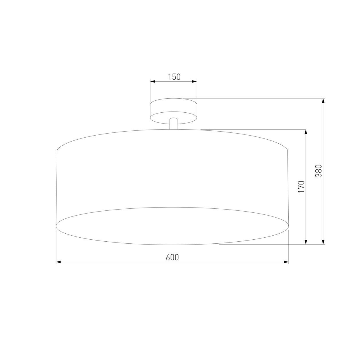 потолочный светильник tk lighting 4242 rondo white