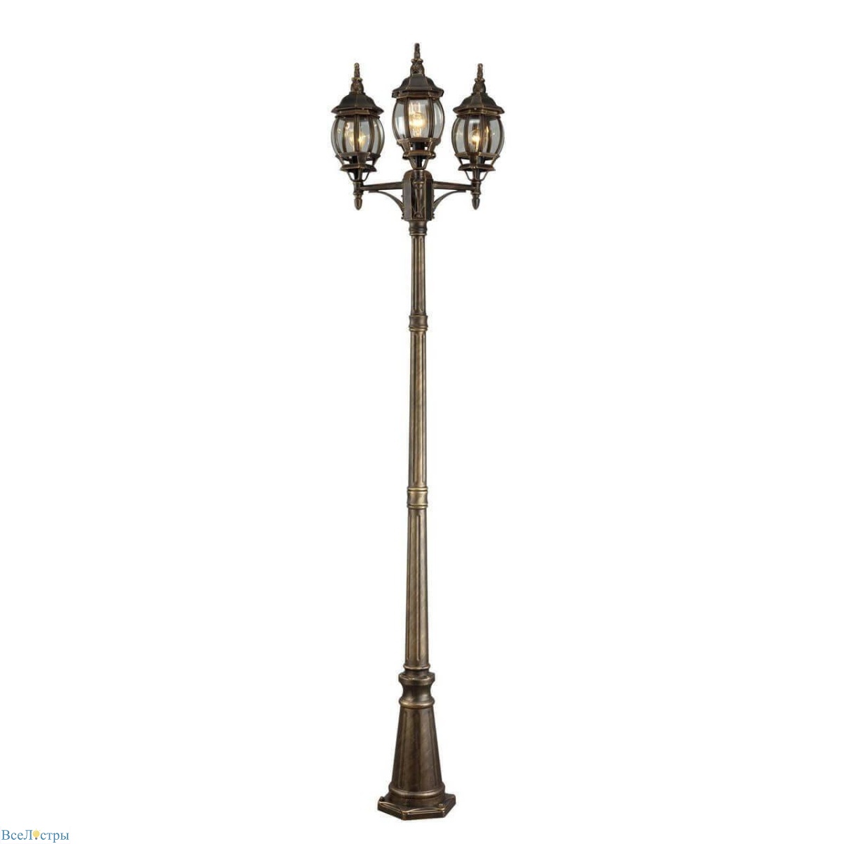 садово-парковый светильник arte lamp atlanta a1047pa-3bn