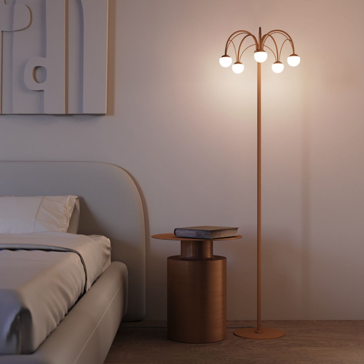 торшер eurosvet ragno 90194 золото a070273