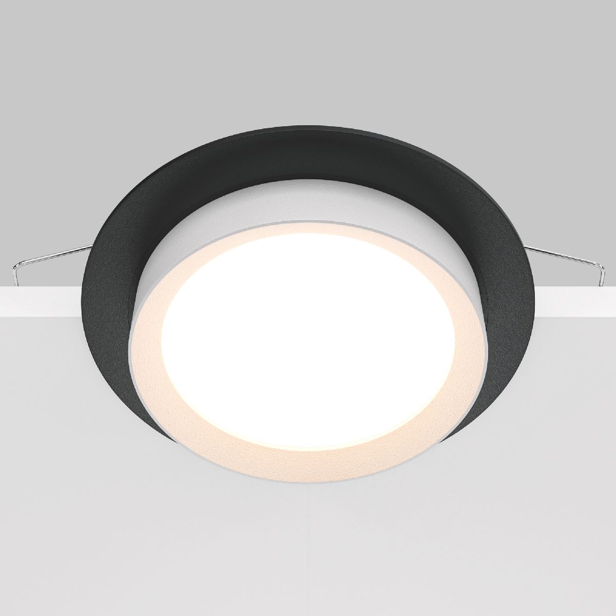 встраиваемый светильник maytoni technical hoop dl086-gx53-rd-bw
