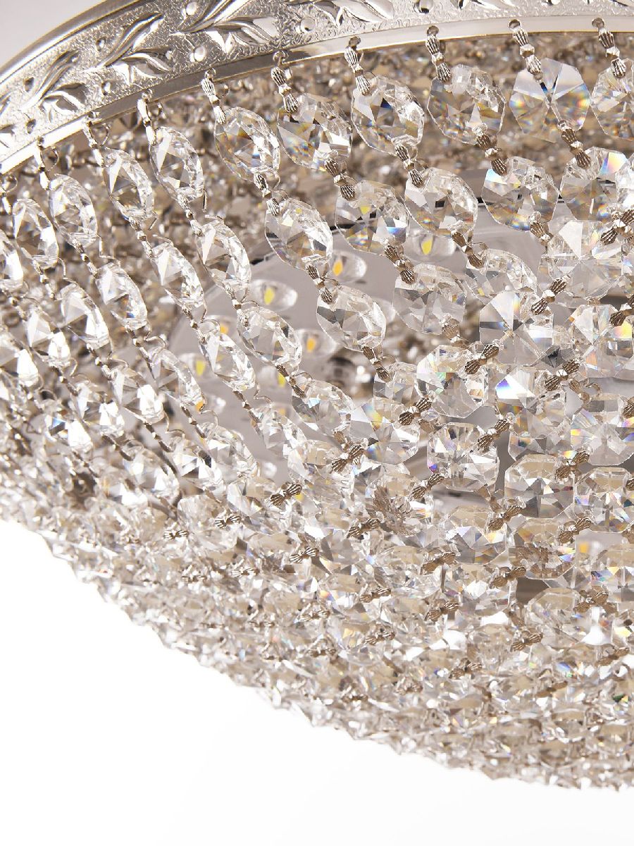 потолочная люстра bohemia ivele crystal 19321/35iv/led-dim ni