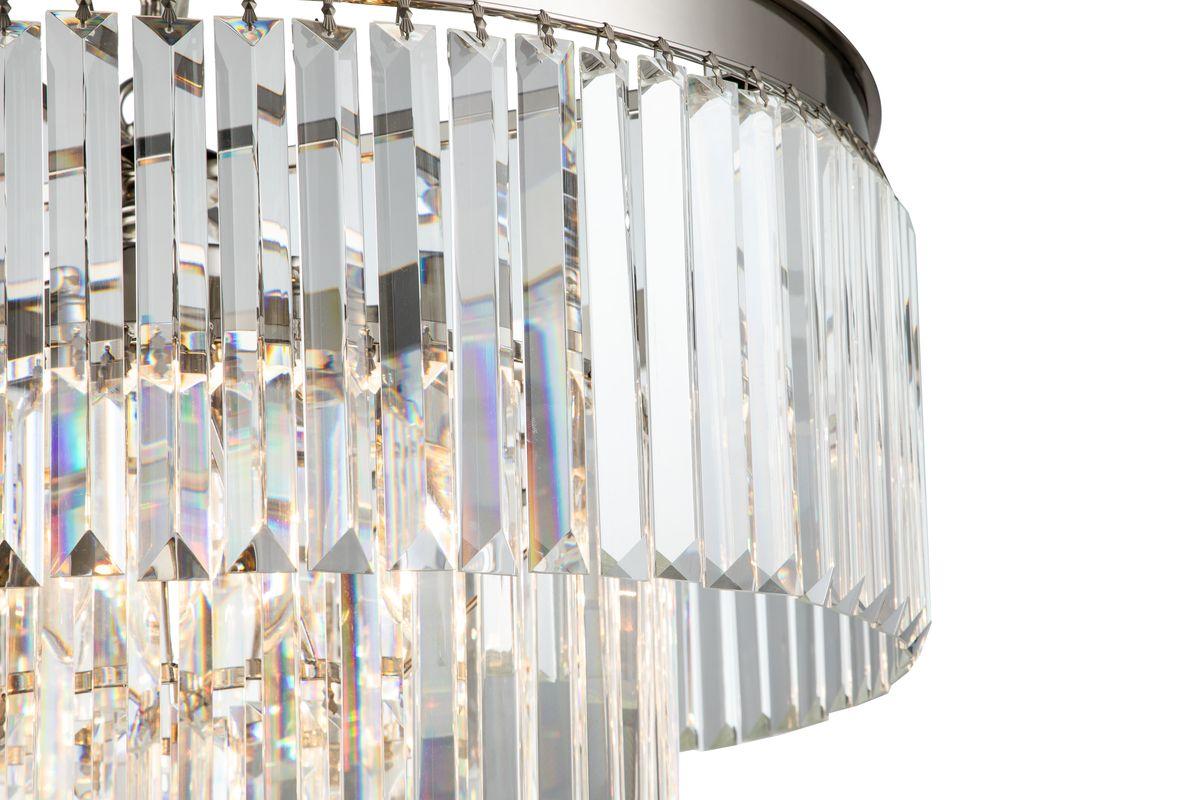 подвесная люстра ilamp triumph 7383/8p nickel