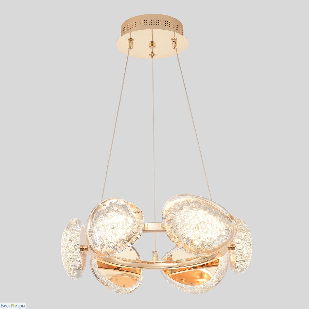 подвесная люстра crystal lux felicidad sp48w led