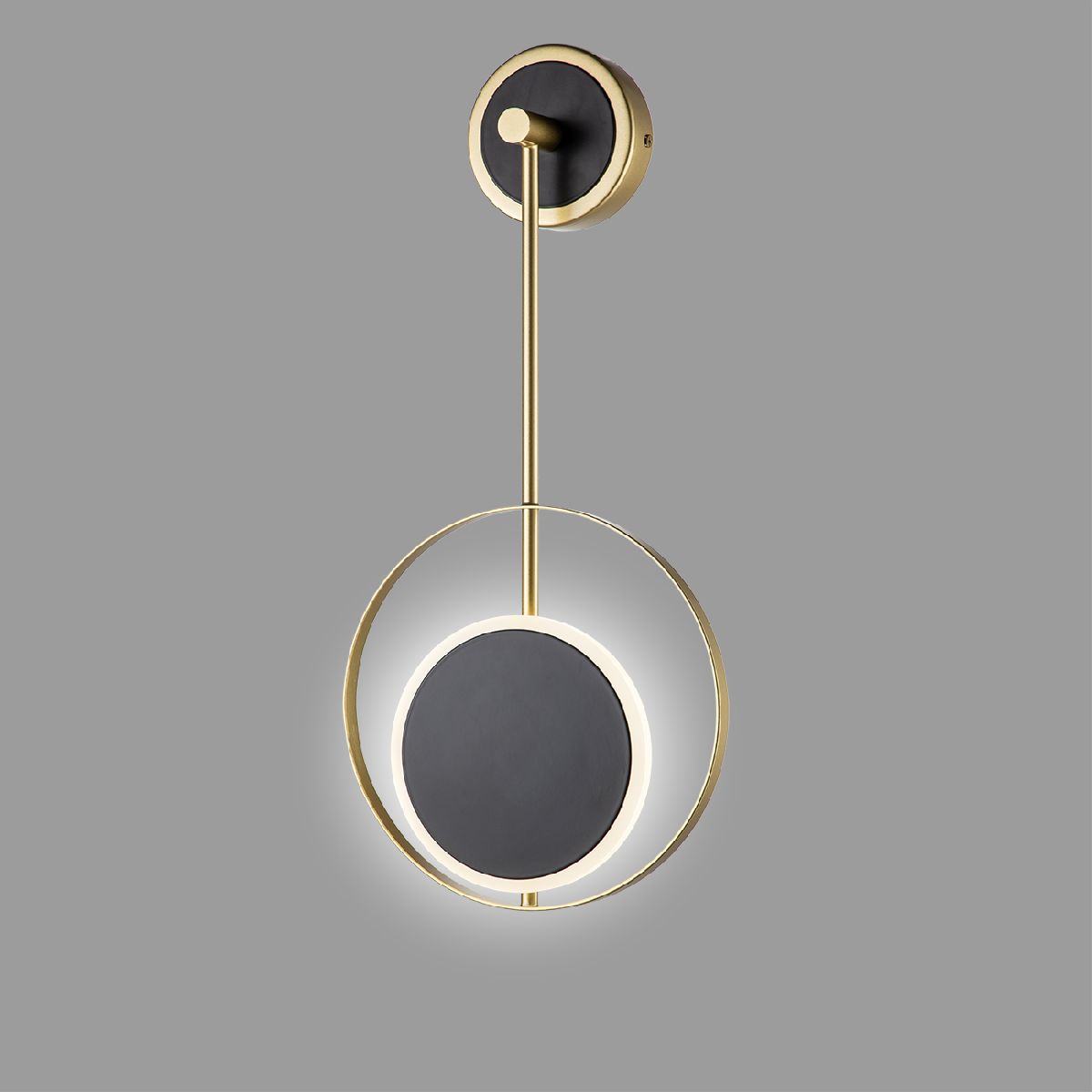 настенный светильник escada hypnosis 10206/sg led black/gold