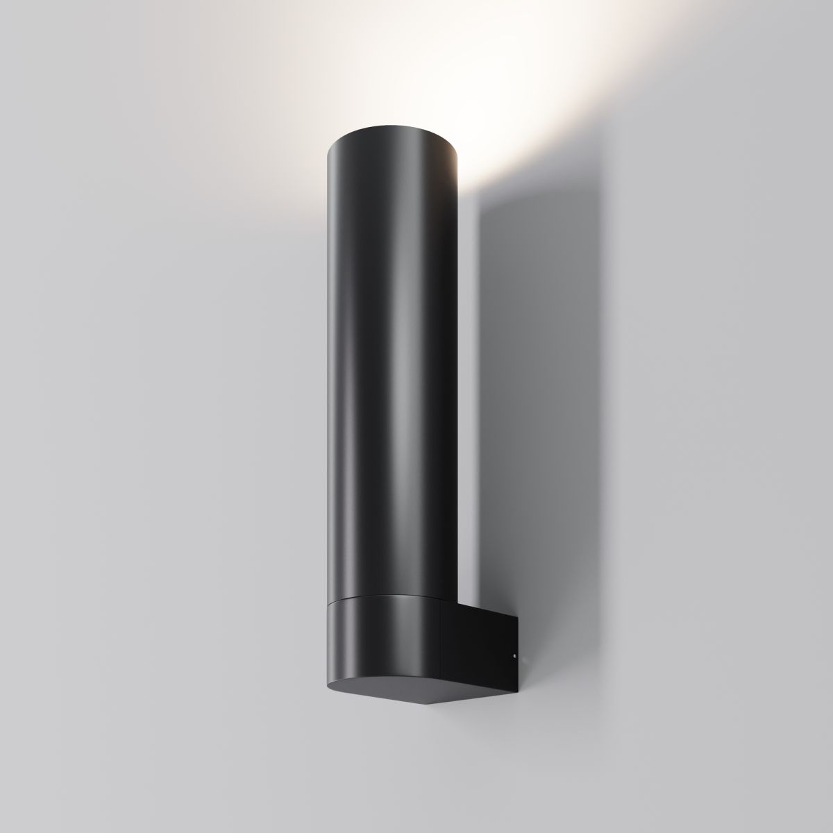 уличный настенный светильник maytoni tube o508wl-l5b3k