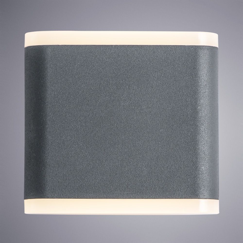 уличный настенный светодиодный светильник arte lamp a8153al-2gy