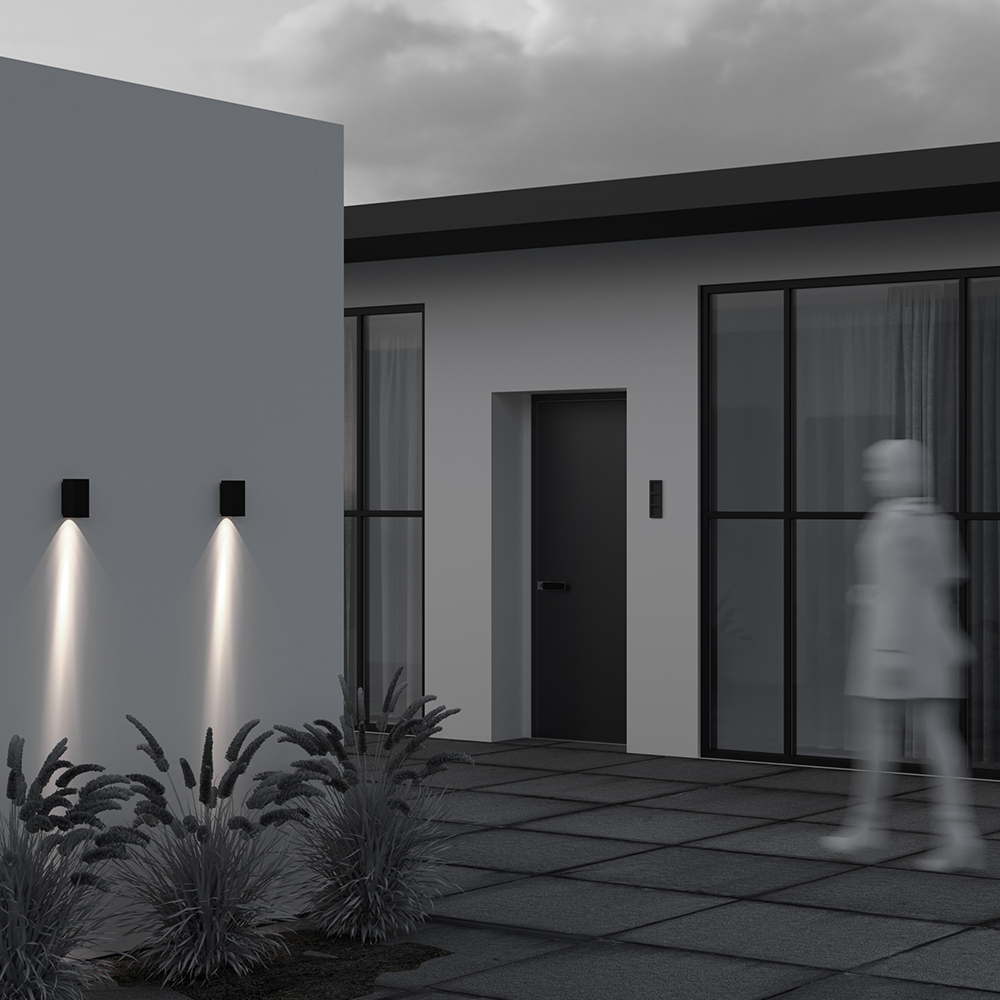 уличный настенный светильник maytoni shell o505wl-l3b3k