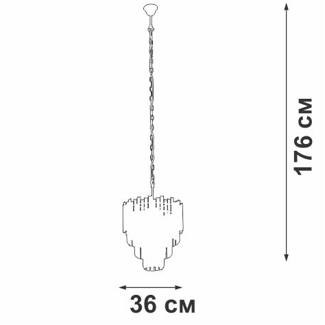 подвесная люстра vitaluce v58471-8/5