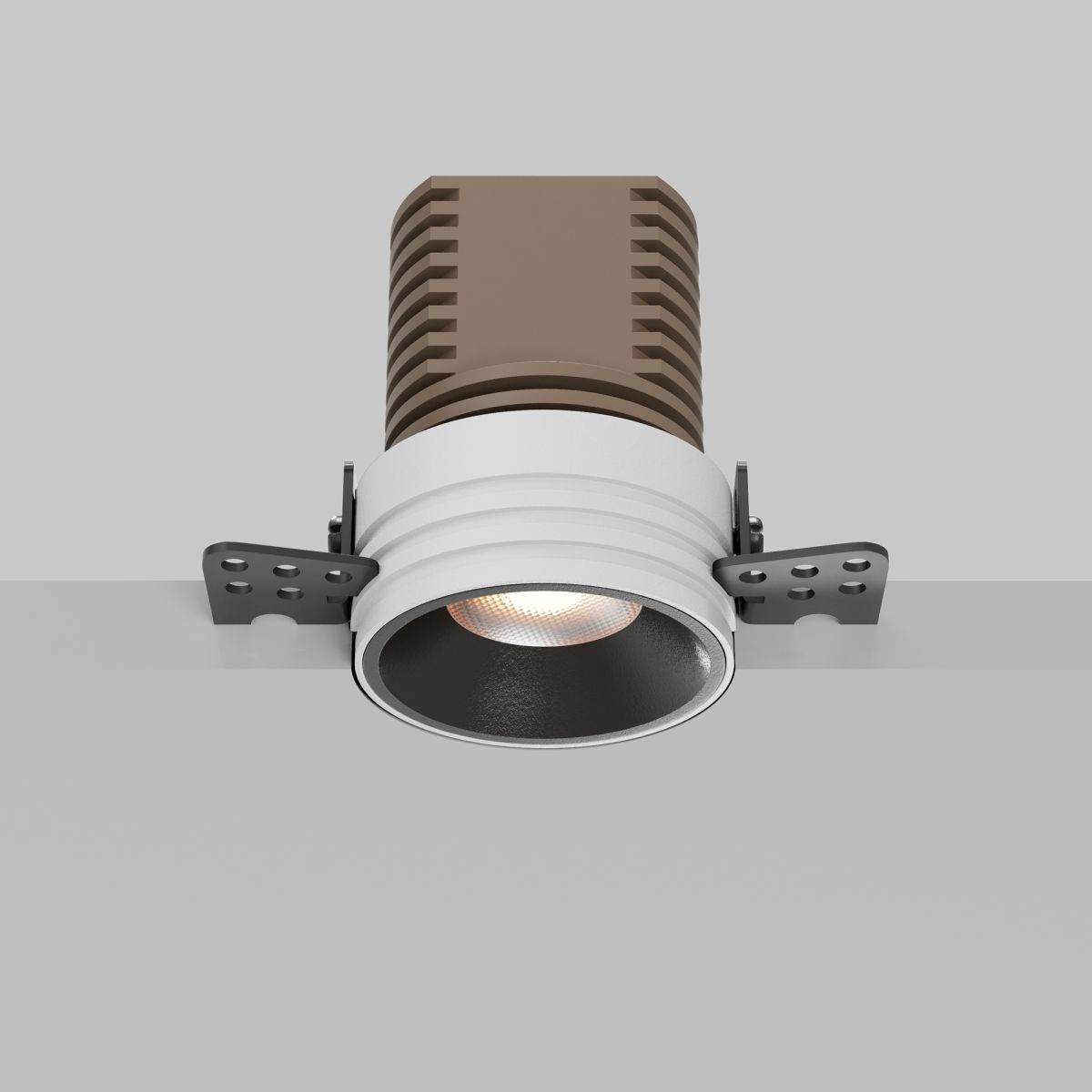 встраиваемый светильник maytoni technical mini dl059-7w3k-trs-b